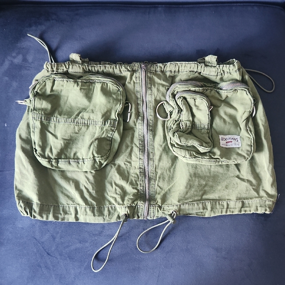 Urban Outfitters Olive Mini Skirt